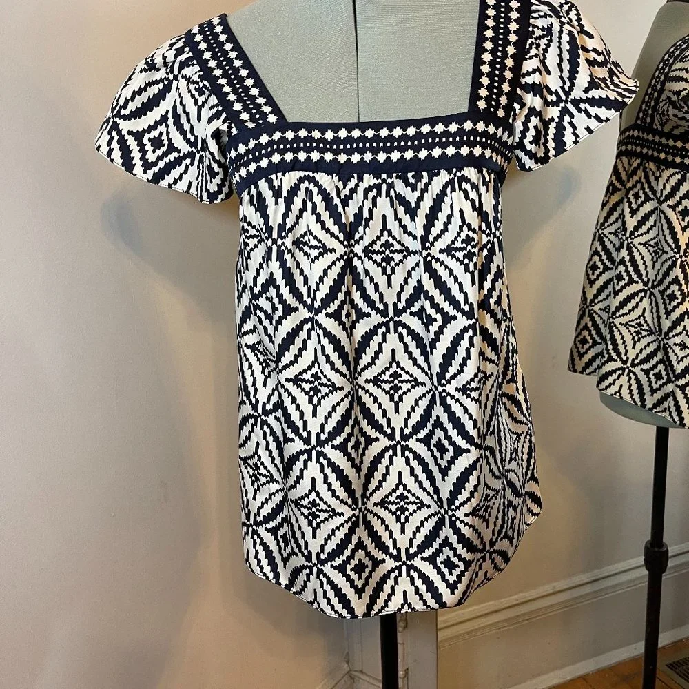 Milly of New York Cap Sleeve Blouse - Picture 1 of 7